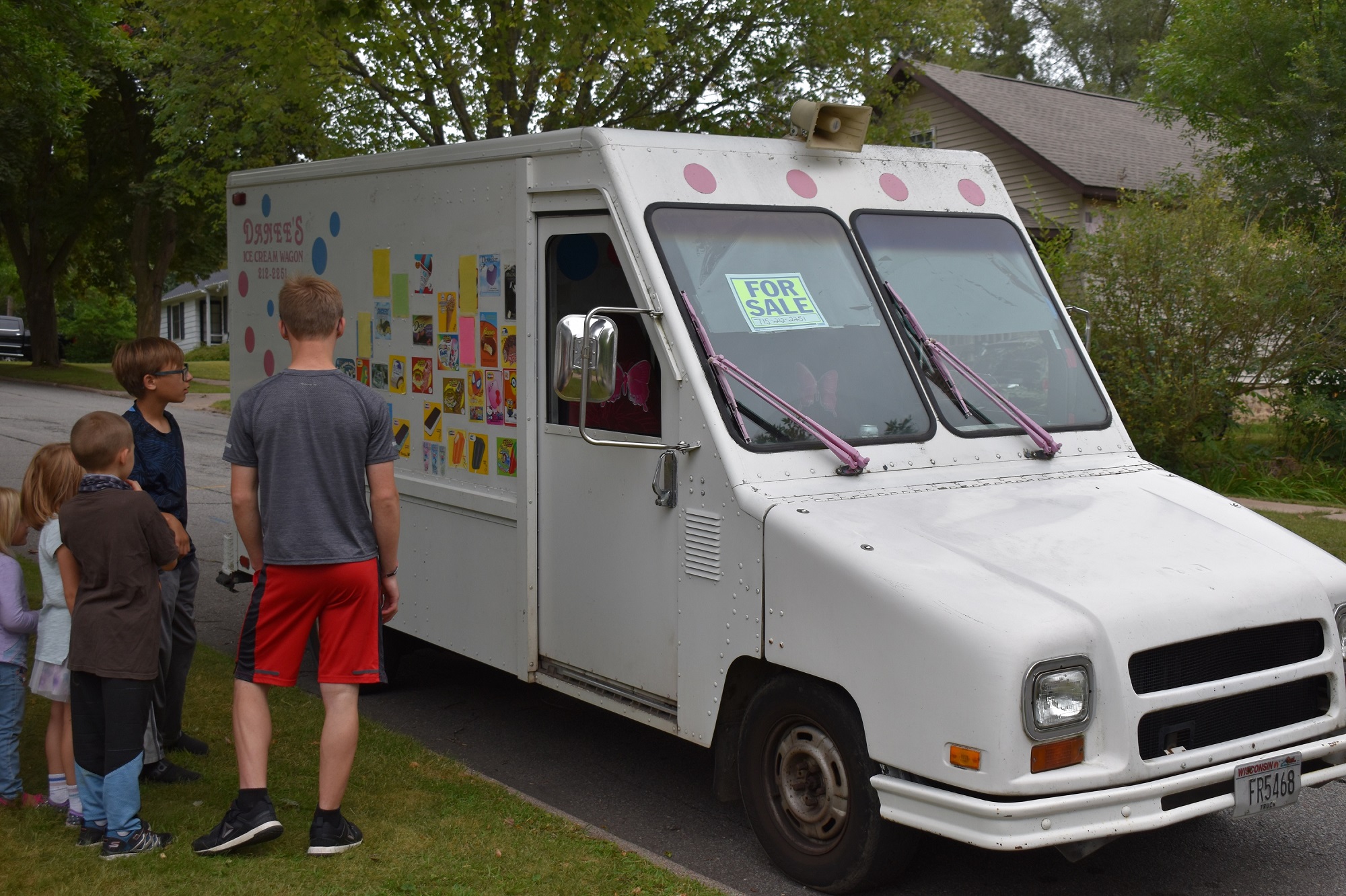 Danee's Ice Cream Wagon has been a summer staple on the streets of Wausau. (Maureen McCollum/WPR) 
